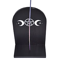 7 1/4" Triple Moon incense burner