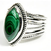 size 11 Malachite ring