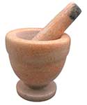 4" Sunset Jade Mortar and Pestle Set
